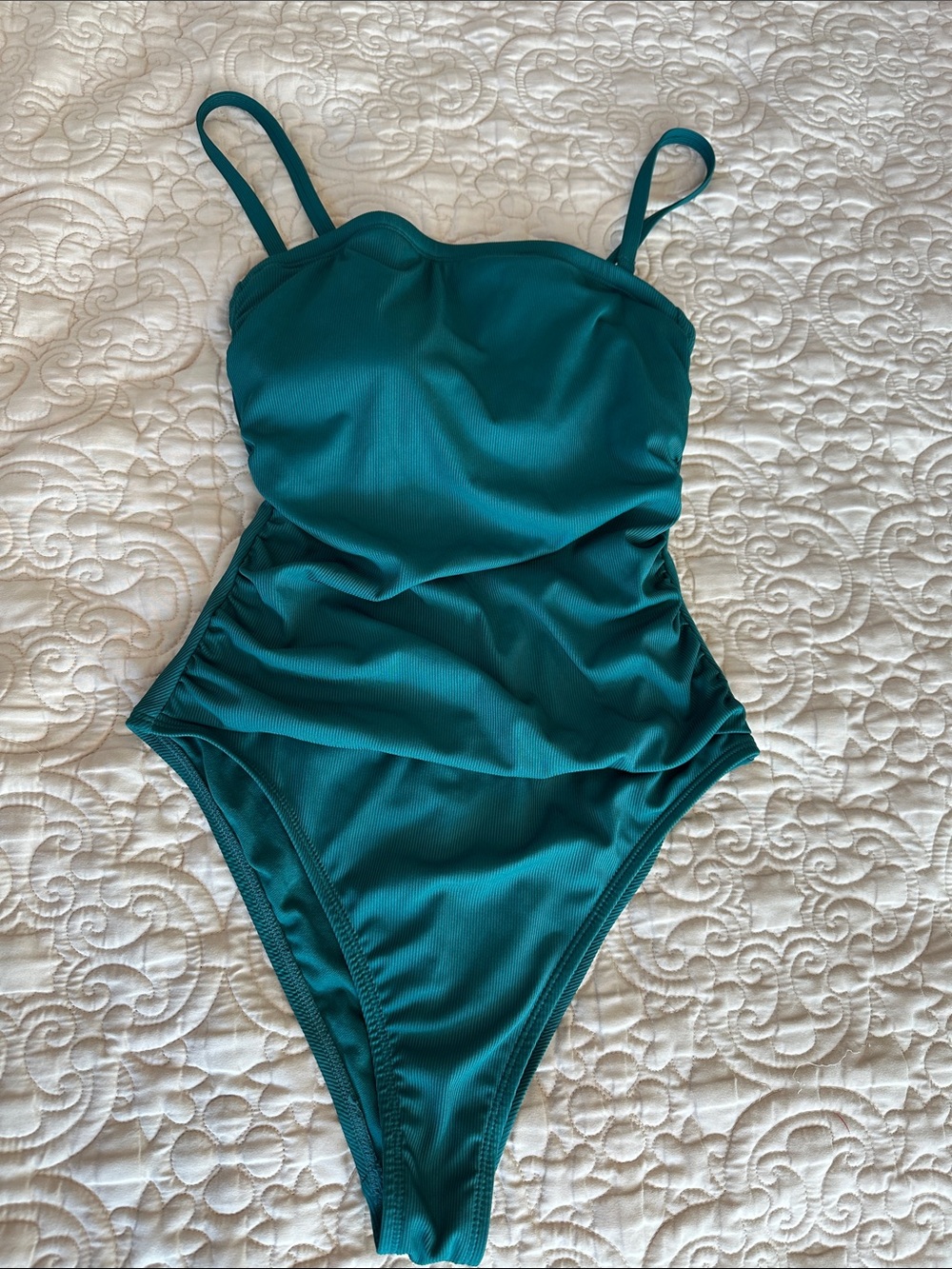 Shade & Shore Teal Girls' One-Piece Swimsuit